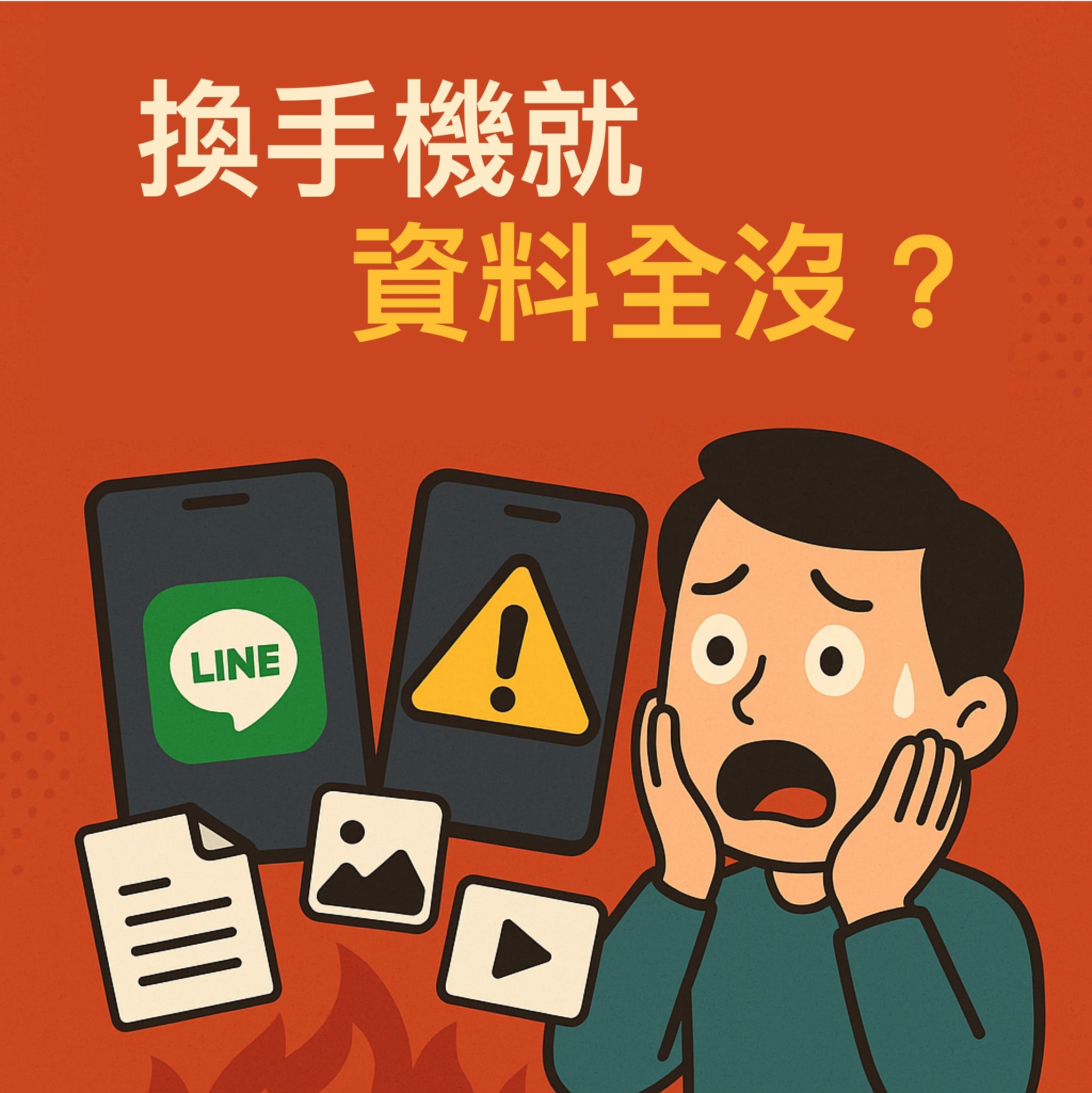 換手機就資料全沒?你可能正在讓LINE裡的檔案走向毀滅!