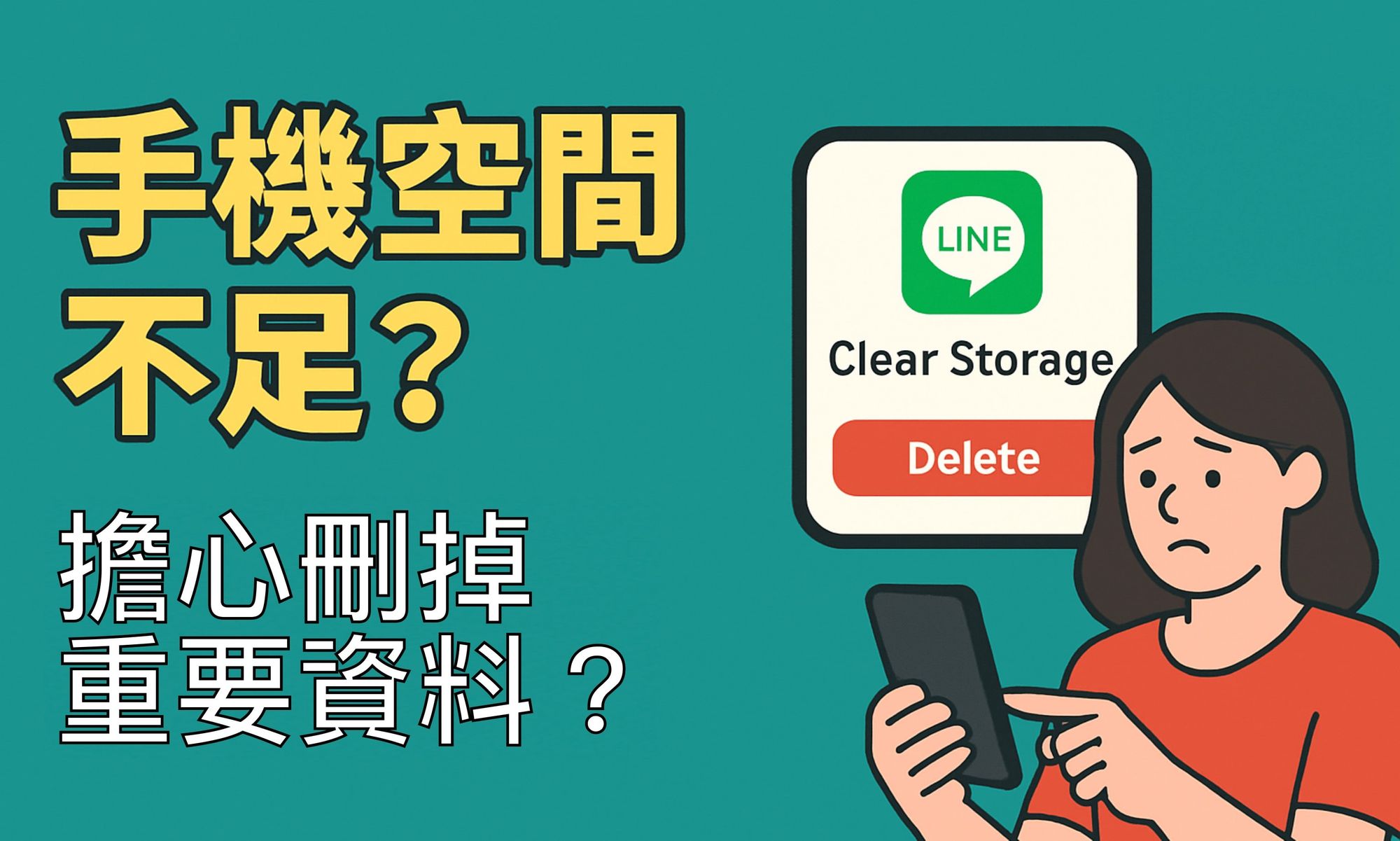 手機空間總是爆？可能是 LINE 在默默吃容量 —— 這樣做馬上省下幾十 GB！