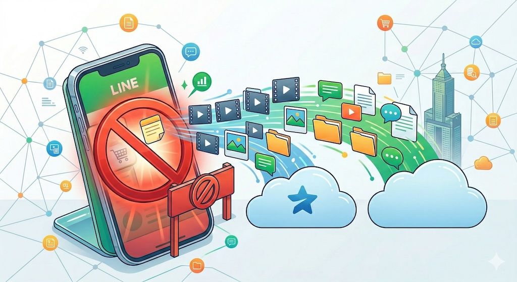 LINE 功能變動須知：記事本上傳限制與訂閱制轉型